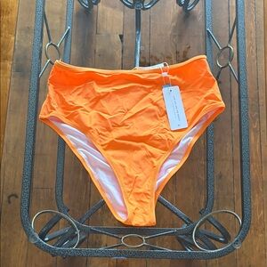 Cupshe Vibrant Orange Bikini Bottom